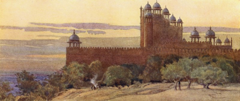 Moskeen og seiersporten, Fatehpur Sikri av Alexander Henry Hallam Murray