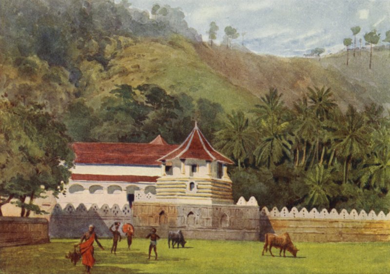 Tannens tempel, Kandy, eksteriør av Alexander Henry Hallam Murray