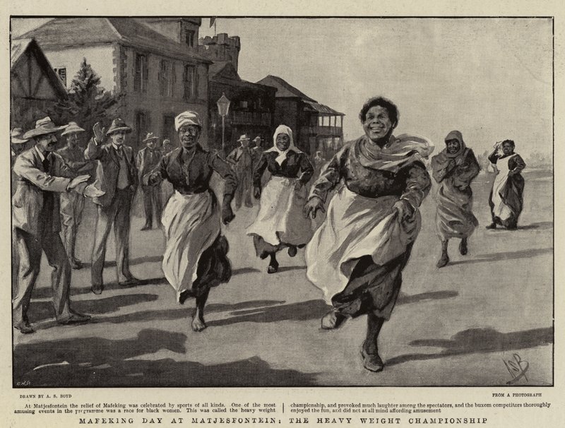 Mafeking Day på Matjiesfontein, Heavyweight Championship av Alexander Stuart Boyd