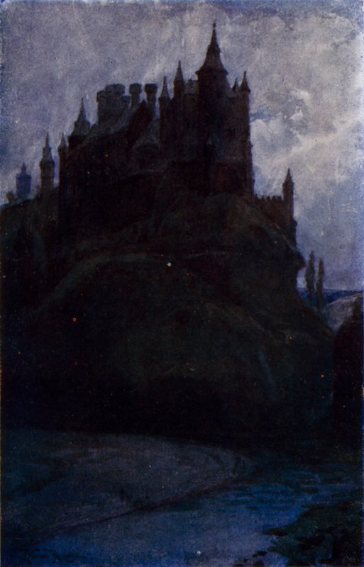 Alcazar, Segovia (farge litho) av Alexander Wallace Rimington