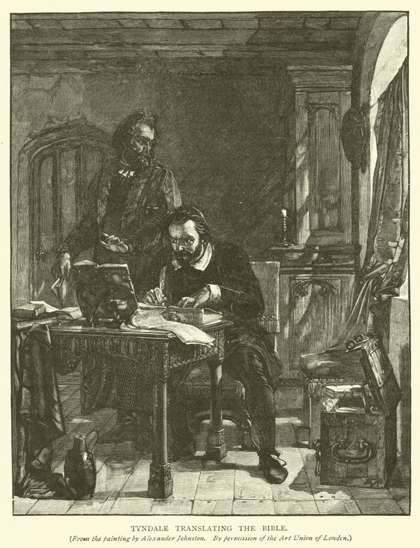 Tyndale oversetter Bibelen av Alexander after Johnston