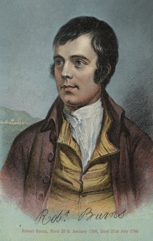 Robert Burns , skotsk poet av Alexander after Nasmyth