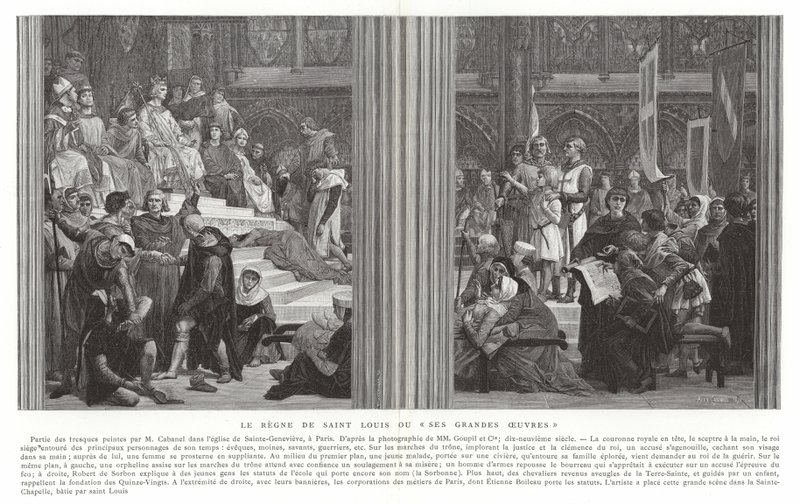 The Reign of Saint Louis, eller hans store verk av Alexandre Cabanel