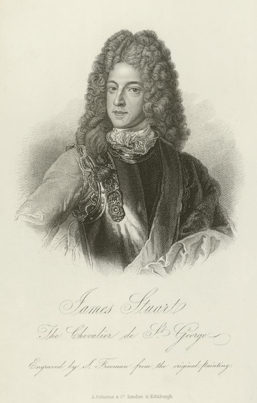 James Stuart, den gamle pretenderen av Alexis Simon Belle