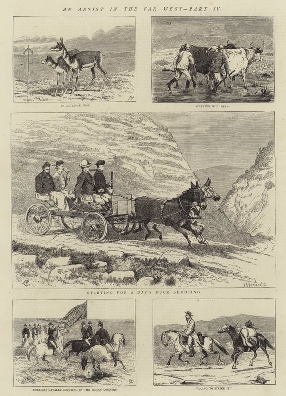 En kunstner i det fjerne vesten, del IV av Alfred Chantrey Corbould
