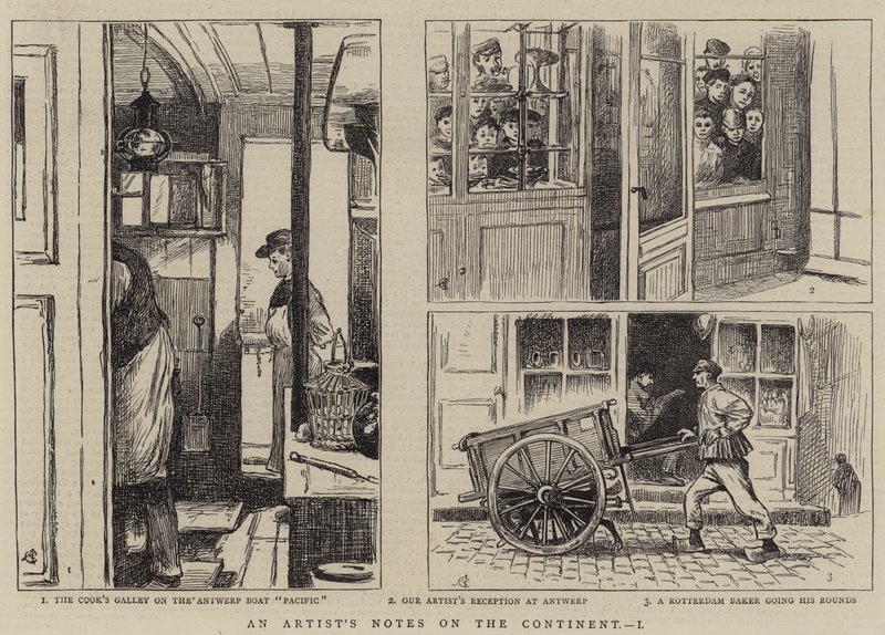 En kunstners notater om kontinentet-I av Alfred Chantrey Corbould