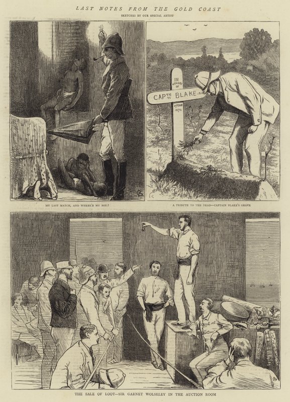 Siste notater fra gullkysten av Alfred Chantrey Corbould