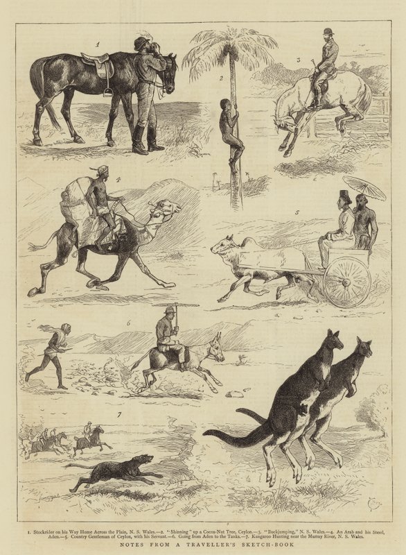 Notater fra en reisendes skissebok av Alfred Chantrey Corbould