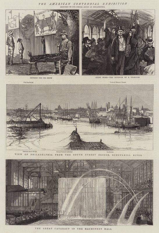 Den amerikanske hundreårsutstillingen av Alfred Chantrey Corbould