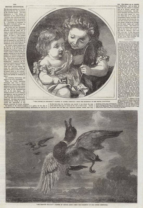 Den britiske institusjonen av Alfred Chantrey Corbould