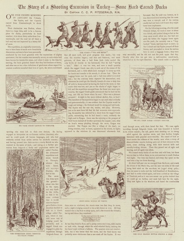 Historien om en skyteutflukt i Tyrkia av Alfred Chantrey Corbould