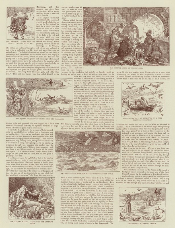 Historien om en skyteutflukt i Tyrkia av Alfred Chantrey Corbould