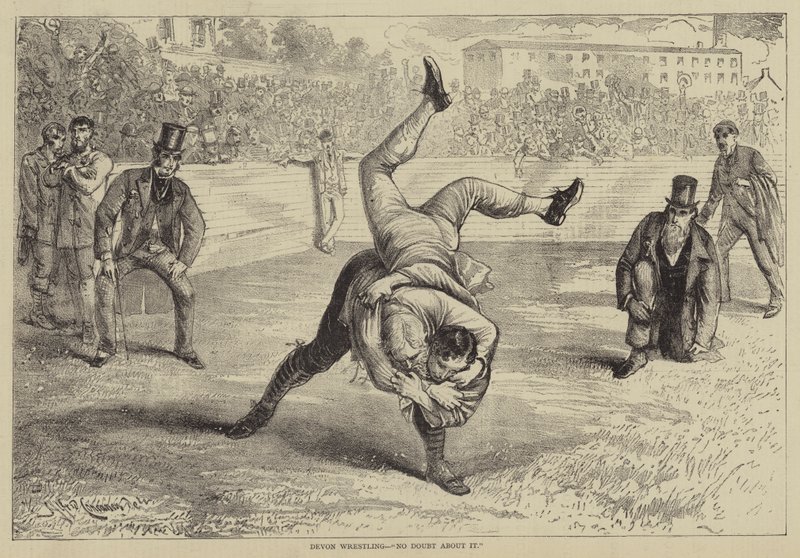 Devon Wrestling, ingen tvil om det av Alfred Concanen