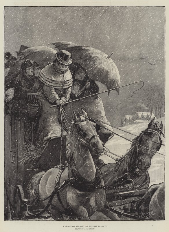 En julereise slik vi pleide å gjøre det av Alfred Edward Emslie