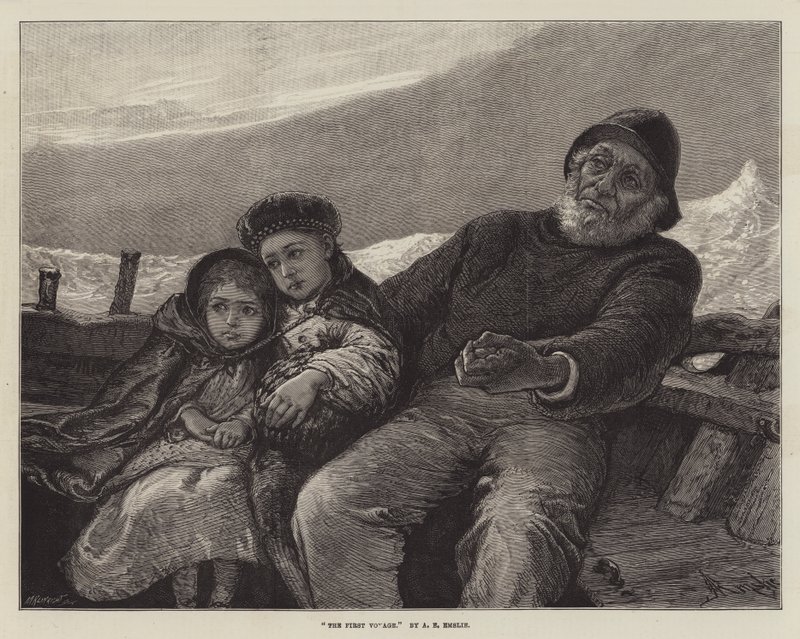 Den første reisen av Alfred Edward Emslie