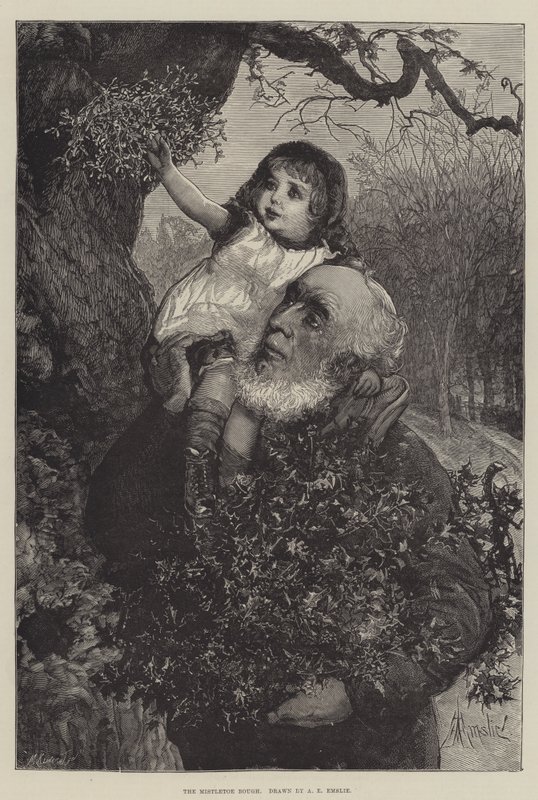 Mistelteingrenen av Alfred Edward Emslie
