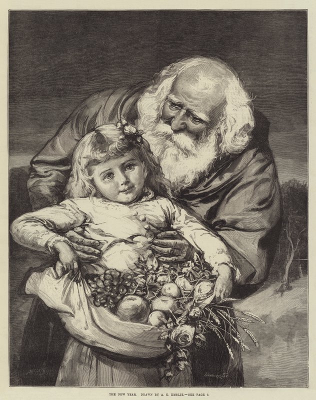 Det nye året av Alfred Edward Emslie