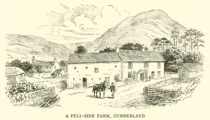 En gård på fjellsiden, Cumberland av Alfred Robert Quinton