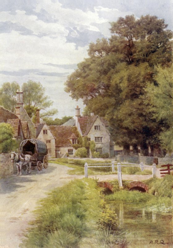 Ashton Keynes, spedbarnet Themsen av Alfred Robert Quinton