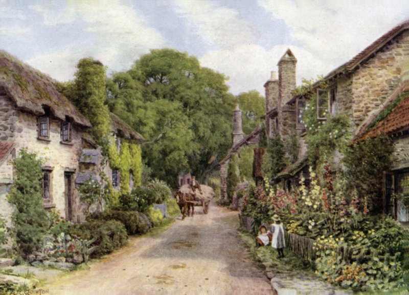 Bossington, nær Porlock, Somerset av Alfred Robert Quinton