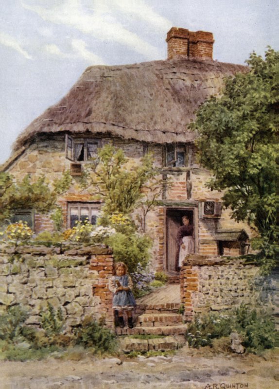 Hyttedør, Amberley, Sussex av Alfred Robert Quinton