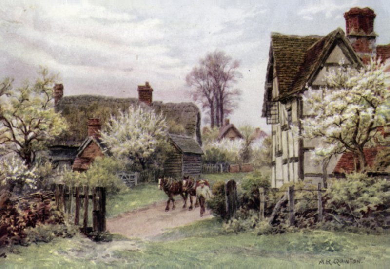 Våningshus, Welford-on-Avon, Gloucester av Alfred Robert Quinton