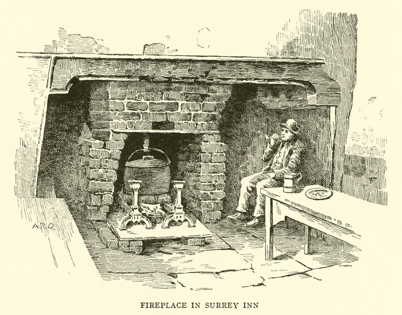 Peis i Surrey Inn av Alfred Robert Quinton