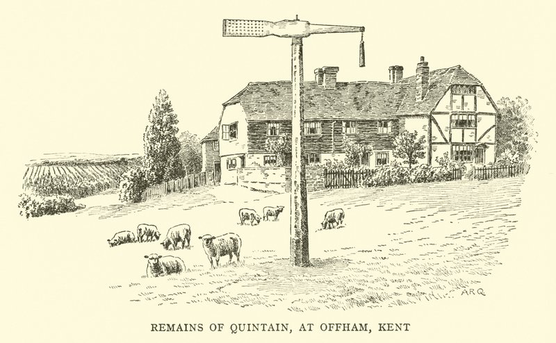 Rester av Quintaen, i Offham, Kent av Alfred Robert Quinton