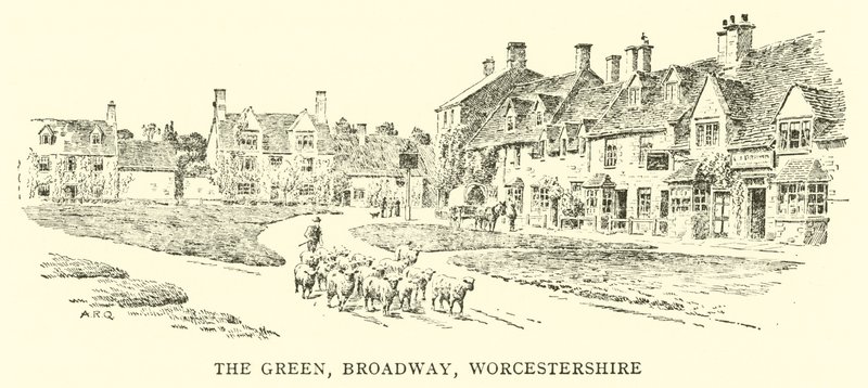 The Green, Broadway, Worcestershire av Alfred Robert Quinton