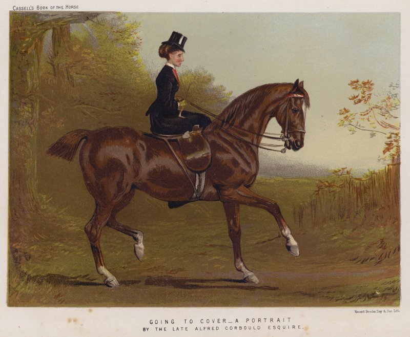 Skal til cover (farge litho) av Alfred Chantrey Corbould
