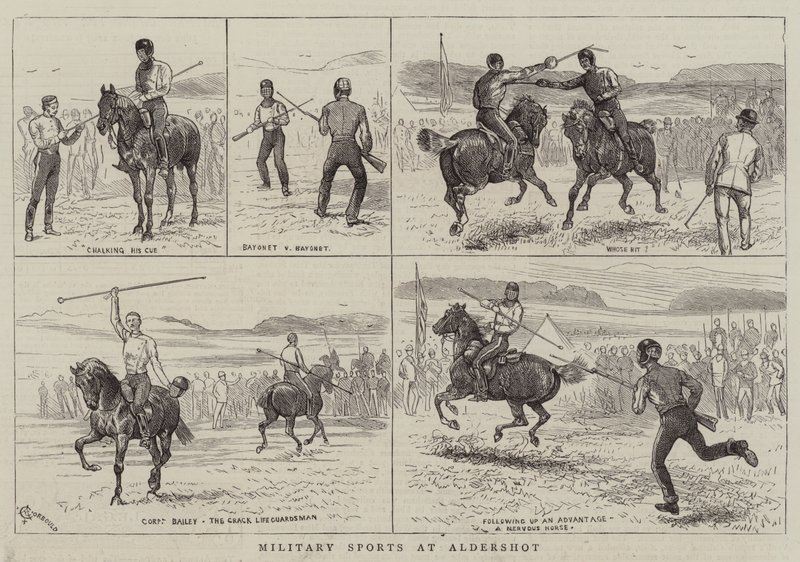 Militæridrett på Aldershot av Alfred Chantrey Corbould