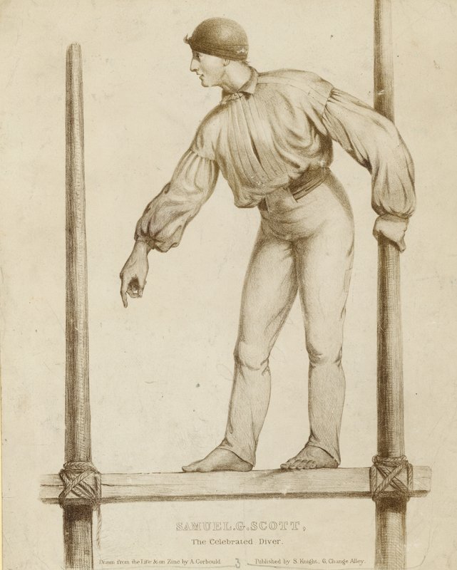 Portrett av Samuel G Scott av Alfred Chantrey Corbould