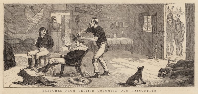 Skisser fra British Columbia, vår frisør av Alfred Chantrey Corbould