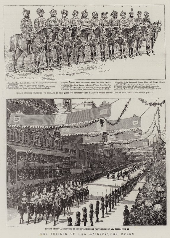 Hennes Majestet Dronningens jubileum av Alfred Chantrey Corbould