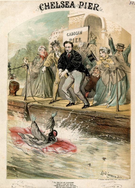 Chelsea Pier av Alfred Concanen