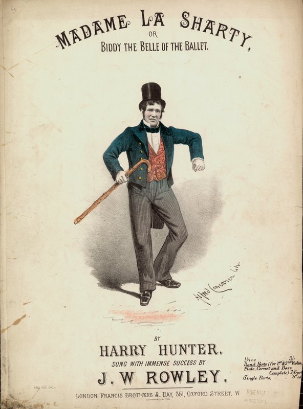 Madame La Sharty eller Biddy the Belle of the Ballet av Alfred Concanen