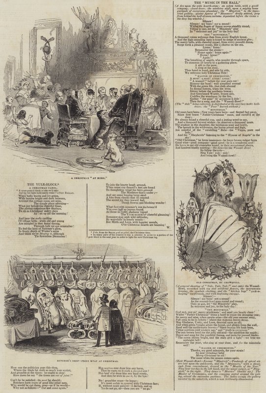 Julescener av Alfred Crowquill