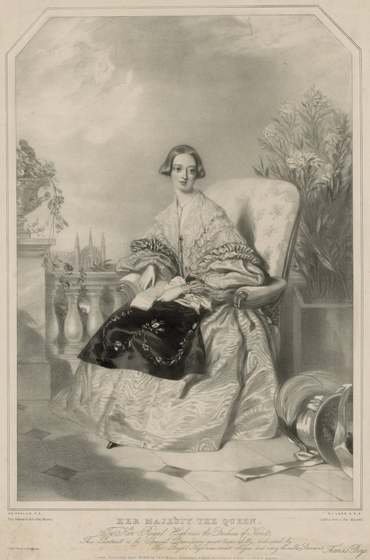 Dronning Victoria av Alfred Edward Chalon