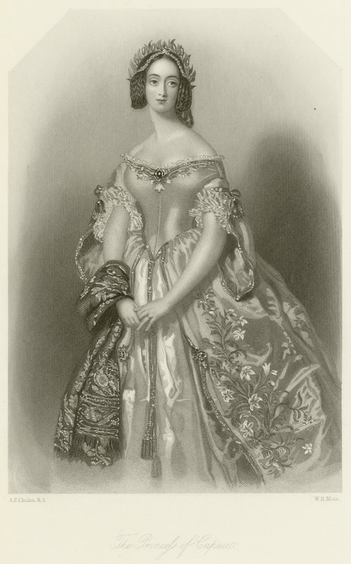 Prinsessen av Capua av Alfred Edward Chalon