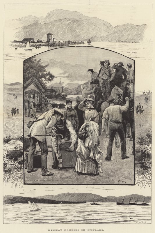 Ferievandringer i Skottland av Alfred Edward Emslie