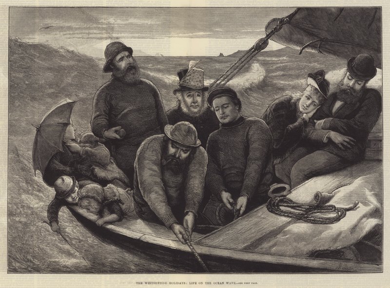 Pinseferien, Livet på havbølgen av Alfred Edward Emslie