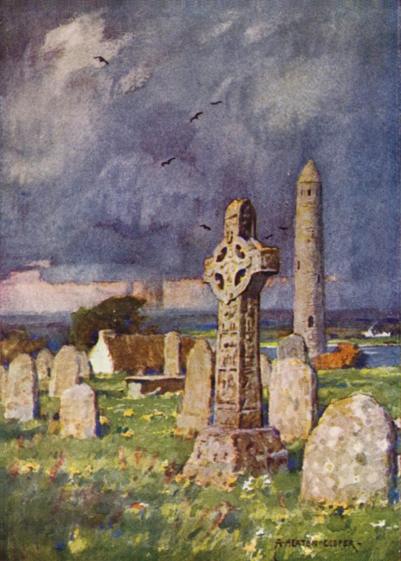 Clonmacnoise, County Roscommon av Alfred Heaton Cooper