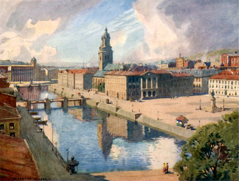Gøteborg, byen av Alfred Heaton Cooper