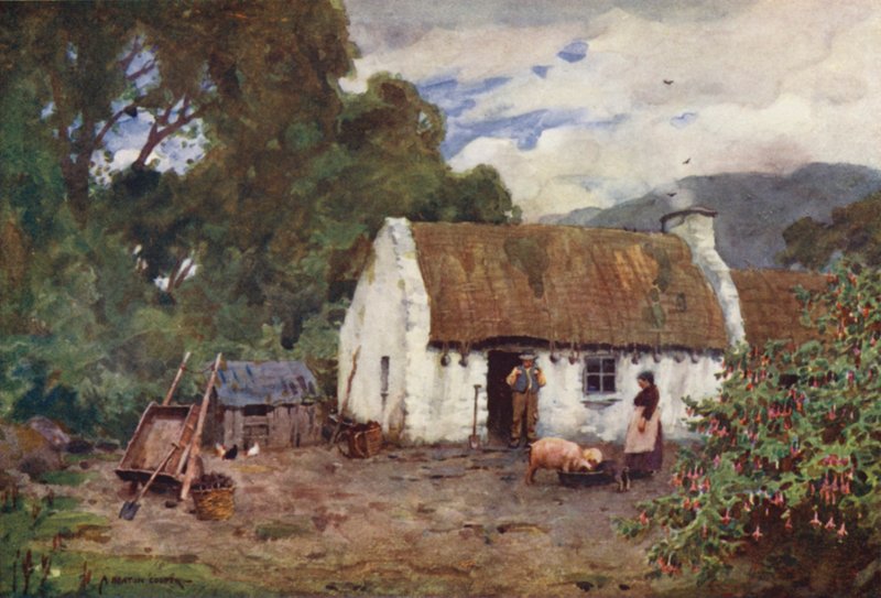 Irsk hytteliv i County Donegal av Alfred Heaton Cooper