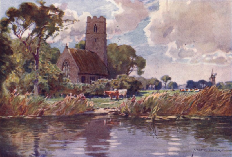 Irstead Church, Norfolk av Alfred Heaton Cooper