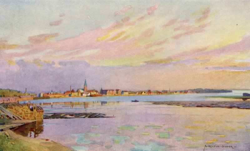 Luleå, Lappland, eksporthavnen for jernmalm av Alfred Heaton Cooper
