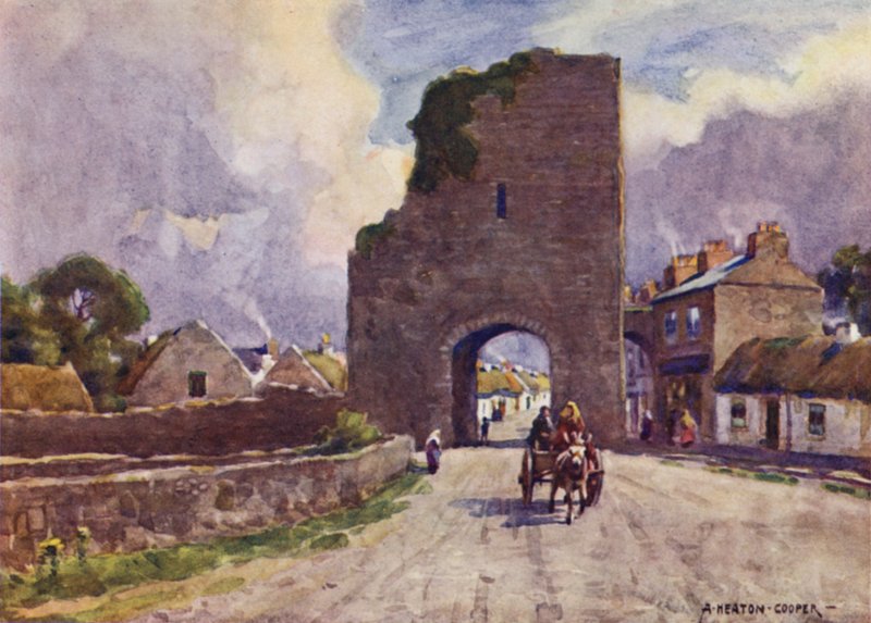 Den gamle bymuren Athenry, County Galway av Alfred Heaton Cooper