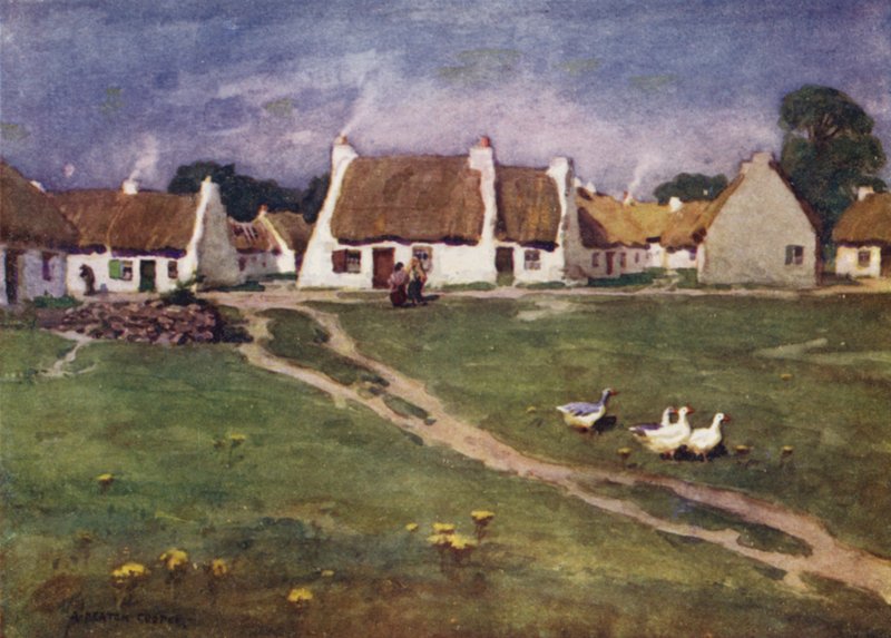 The Claddagh, County Galway av Alfred Heaton Cooper
