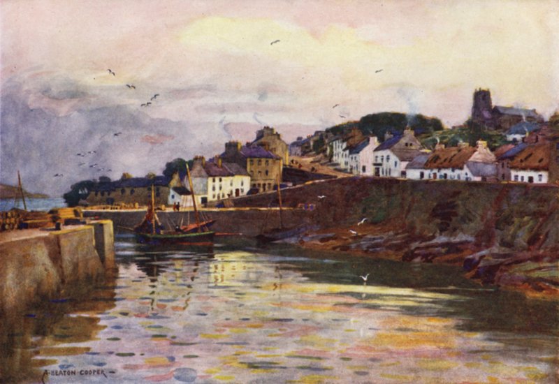 The Harbour, Roundstone, County Galway av Alfred Heaton Cooper