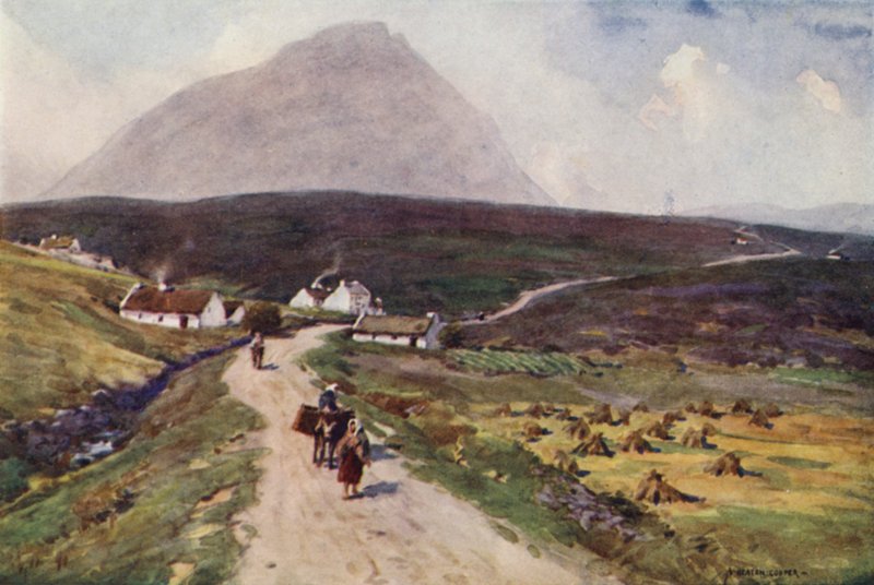 Veien til Dugort, Achill Island av Alfred Heaton Cooper